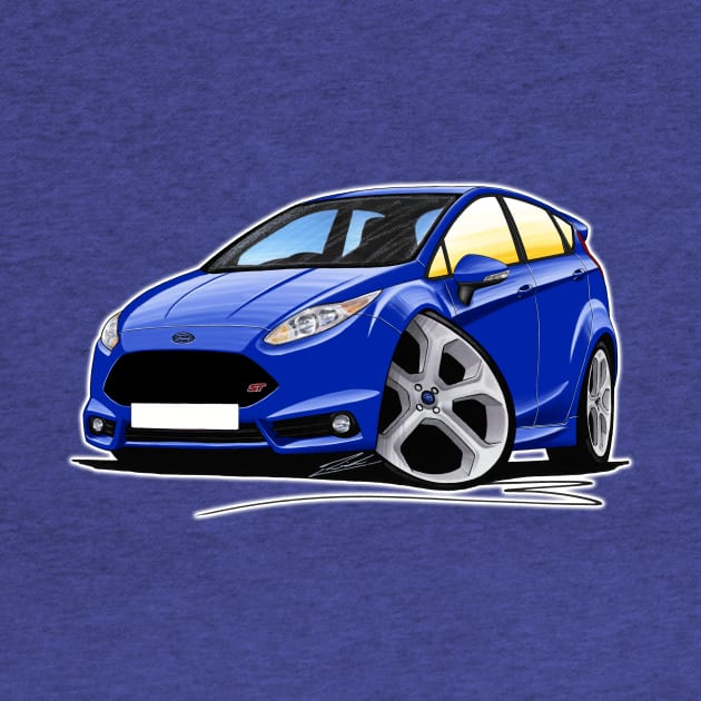 Ford Fiesta (Mk7) ST (5dr) Blue by y30man5